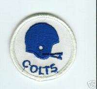 1970s Indianapolis Colts patch old helmet logo mini  