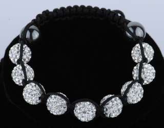 Shamballa Set Disco CZ Crystal shamballa Beads necklace&bracelet 