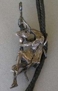 Dee Morris Unique silver bolo Shamanistic figure 184 g  