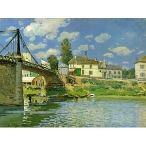   Art Sisley Bridge at Villeneuve la Garenne, 1872