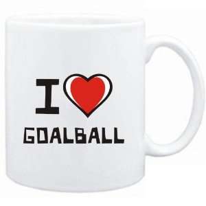  Mug White I love Goalball  Sports