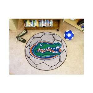 Florida Gators 29 Round Gator Head Logo Soccer Ball Mat  