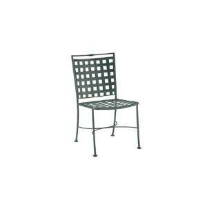  Woodard Sheffield Wrought Iron Metal Side Patio Dining Chair Smooth 