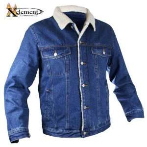   Classic Denim Jackets With Shearling Liner   Size  XL Automotive