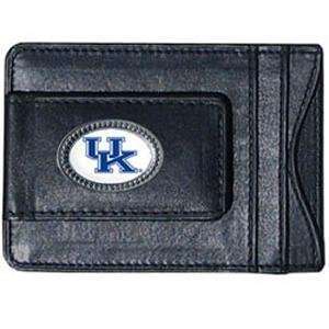  Kentucky Wildcats Leather Wallet Money Clip Sports 