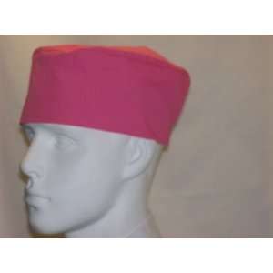  CHEFSKIN HOT PINK BEANIE PILL HAT POLYCOTTON ELASTIC BAND COOL 