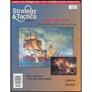 com DG Strategy & Tactics Magazine #207, with War of 1812 Board Game 