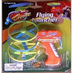 Set of 3 Flying Copters with Launcher Toys & Games