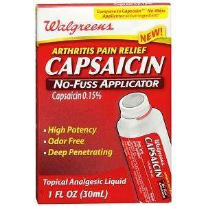   Capsaicin Topical Analgesic Liquid, 1 oz Health 