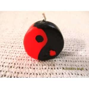  Hand Sculpted Ying Yang Mini Table Candle 