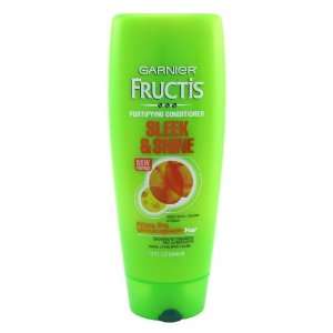 Garnier Fructis Sleek & Shine Fortifying Conditioner, For Frizzy/Dry 