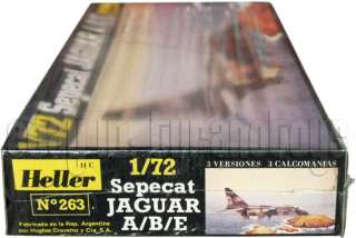 HELLER Vintage Sepecat Jaguar A/B/E 172 Scale MISB Argentina FRENCH 