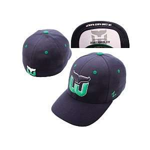 Zephyr Hartford Whalers Powerplay Fitted Hat 7 1/2 Sports 