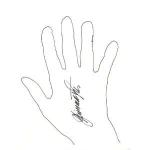 Simon Wiesenthal Nazi Hunter & Holocaust Survivor Autographed Hand 