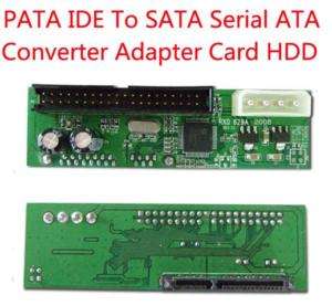 SATA to PATA IDE converter adapter card for 3.5 HDD DVD  