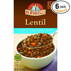 Dr. McDougalls Right Foods Ready To Serve, Light Sodium Lentil Soup 