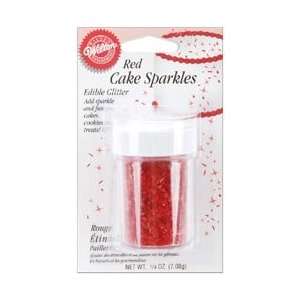  Wilton Cake Sparkles .25 Ounces Red W703 1284; 4 Items 