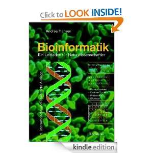 Bioinformatik Ein Leitfaden für Naturwissenschaftler (German Edition 