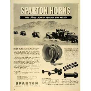  1943 Ad Sparks Withington Co Sparton Horns Jackson 