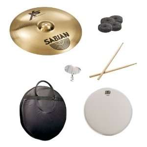  Sabian 18 Inch Xs20 Crash Ride Pack with Cymbal Bag, Snare 