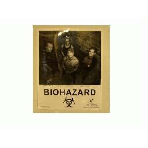 Biohazard Press Kit and Press Kit Photo Bio Hazard 