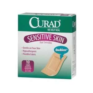  Curad Bandages for Sensitive Skin, large   10 ea Health 