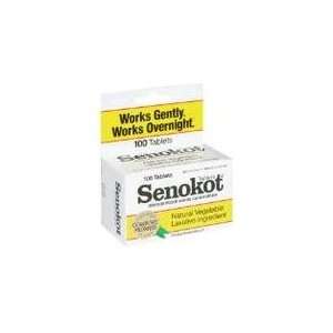  Senokot Natural Vegetable Laxative Ingredient 100 tablets 