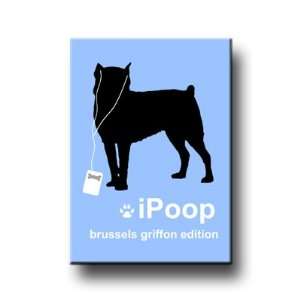  Brussels Griffon iPoop Fridge Magnet 