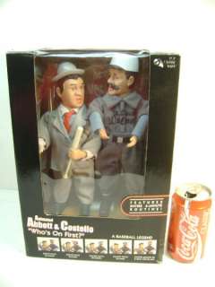 ANIMATED BATTERY OP. ABBOTT & COSTELLO WHOS ON FIRST TOY IN THE BOX 