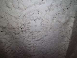 Beautiful old delicate cotton lace tablecloth in great condition 