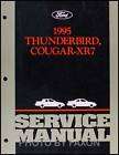 1995 Thunderbird and Cougar XR7 Repair Shop Manual 95 Ford Mercury 