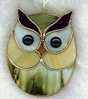 Stained Glass Owl Suncatcher  