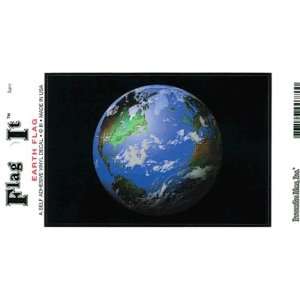  Earth Flag 6 Self Adhesive Vinyl Decals Automotive