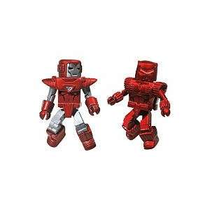 Marvel Minimates Collectible Action Figure 2 Pack   Silver 