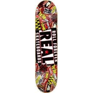  Real Advisory Skateboard Deck   8.25 x 32 Sports 