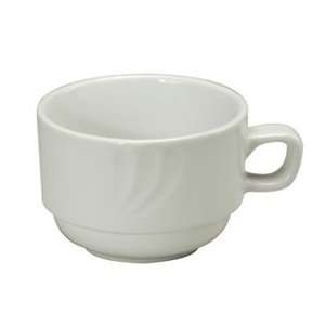  Briana Stacking Tea / Coffee Cups   7 Oz.   Chinaware 