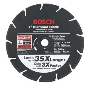 Bosch WD705B 7 Inch Dry Cutting Segmented Diamond Saw Blade for Worm 