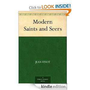 Modern Saints and Seers Jean Finot  Kindle Store
