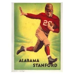  Stanford vs. Alabama, 1935 Sports Giclee Poster Print 
