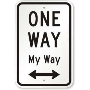  One Way, My Way (with Bidirectional Arrow) Diamond Grade 