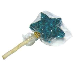  Ranch Rewards Blue Star Crushed Natural Rawhide Lollipop 