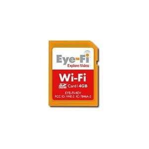   Eye Fi Explore Video 4GB Wireless Secure Digital Media Ca Electronics
