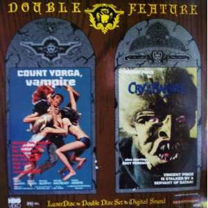  Count Yorga, Vampire/Cry of The Banshee Laserdisc 
