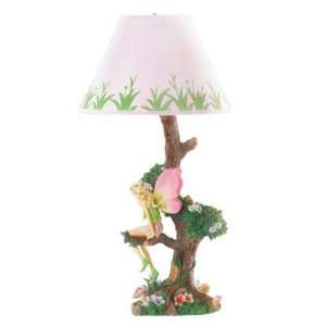  Fairy Sitting On Tree Lamp