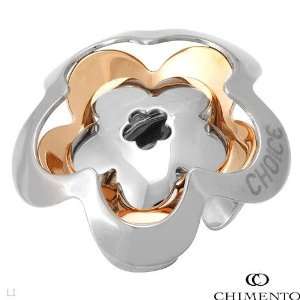 Chimento Made In Italy Stylish Brand New Ring In 18K/Stsl Gold Plated 