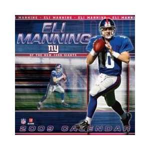 ELI MANNING New York Giants 2009 NFL Monthly 12 X 12 PLAYER WALL 