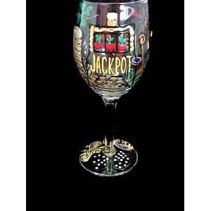  Wine Festival Design   Hand Painted   Wine Glass   8 oz 