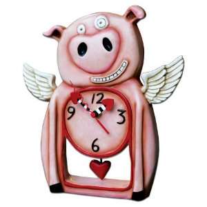  Allen Designs This Little Piggy Standing Pendulum Clock 