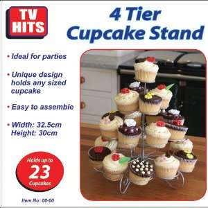 Tier CupCake Stand   Holds 23 cakes 