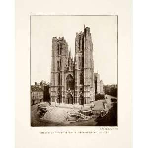  Collegiate Church Michael Gudule Romanesque Gothic Brussels Belgium 